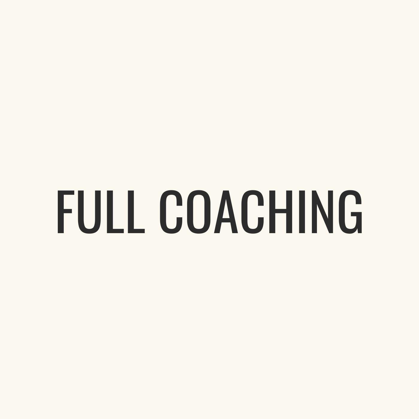 Full Coaching (Nutrition & Training) - madcoaching